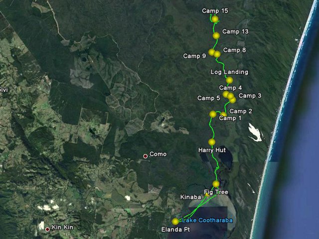 Noosa Everglades Kayak Map Upper Noosa River Weekend | Susan's Kayak Diary